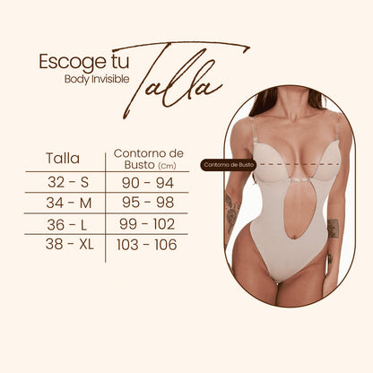 NudeFit™️  Body Invisible para Escotes Perfectos